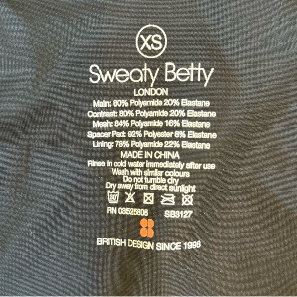 Sweaty Betty Zip Front One Piece Swimsuit - XS - Picture 8 of 8